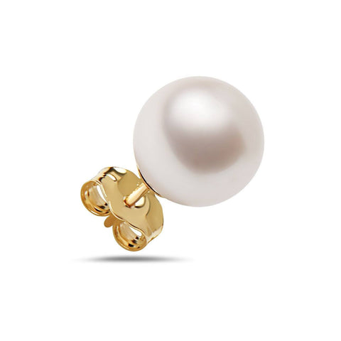 8-8.5mm AA Akoya Cultured Pearl 14k Gold Earrings