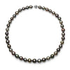 8-10mm Natural Multi-Color Tahitian Strand Necklace