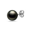 10-11mm Natural Color Tahitian Pearl 14k Gold Stud Earrings restest