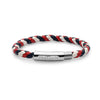 Freedom Steel Braided Leather Bracelet