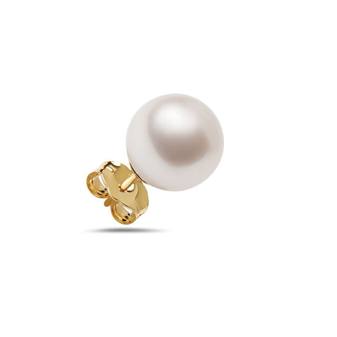 7-7.5mm AA Akoya Cultured Pearl 14k Gold Earrings