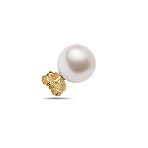 6-6.5mm AA Akoya Cultured Pearl 14k Gold Earrings