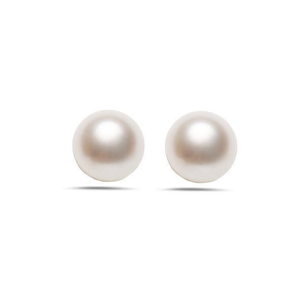 6-6.5mm AA Akoya Cultured Pearl 14k Gold Earrings