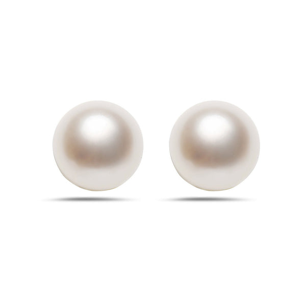 8-8.5mm AA Akoya Cultured Pearl 14k Gold Earrings