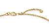 14k Yellow Gold Diamond Heart Bracelet