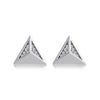 14k White Gold Diamond Stud Earrings