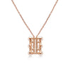 14k Rose Gold 4.5-5mm Akoya Triple Row Necklace