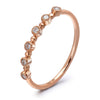 14k Rose Gold Diamond Stackable Ring
